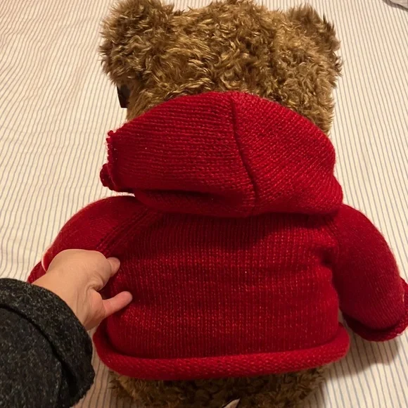 Gund Millenial Bear with Red Sweater - Picture 5 of 5